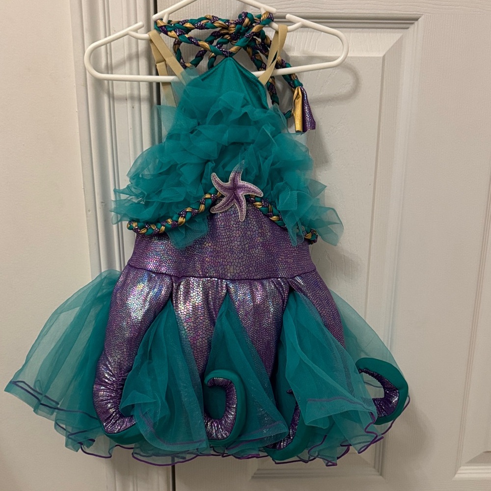 Disney Teal and Purple octopus Costume for Kids